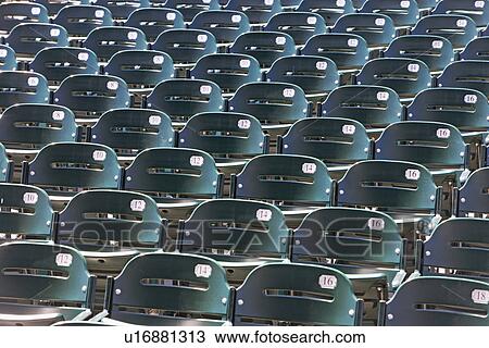 Stock Image - Stadium seating. Fotosearch