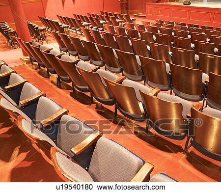 Stock Image - theater seating. Fotosearch