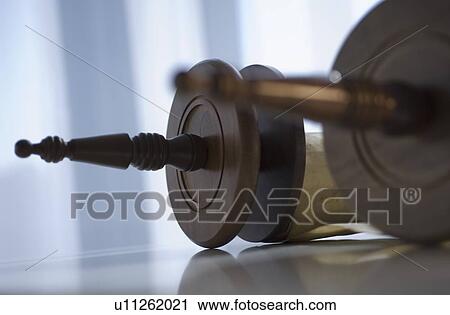 Stock Image - Torah scroll. Fotosearch