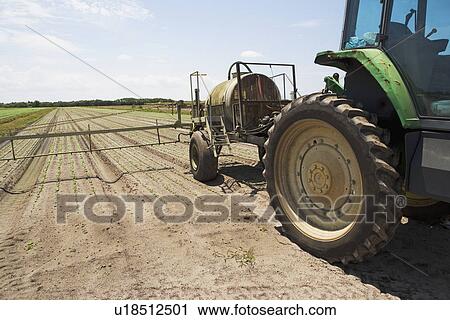 Tractor spraying field, Florida, United States View Large Photo Image Stock Image - Tractor spraying field, Florida, United States. Fotosearch