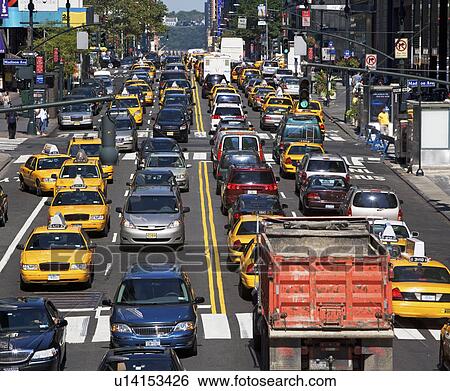Traffic jam in city View Large Photo Image Stock Photograph - Traffic jam in city. Fotosearch