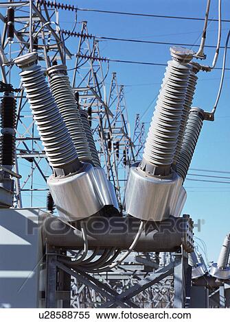Transformers at electrical substation View Large Photo Image Stock Photography - Transformers at electrical substation. Fotosearch