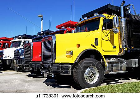 trucks in a row View Large Photo Image Stock Image - trucks in a row. Fotosearch