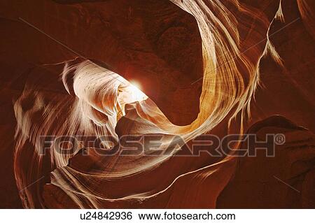 Stock Photograph - Upper Antelope Canyon, Page, Arizona. Fotosearch
