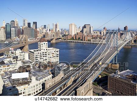 Stock Image - View of New York City. Fotosearch