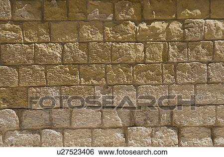 Stock Photograph - Wall, Mdina, Malta. Fotosearch