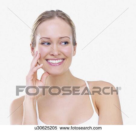 Woman looking sideways View Large Photo Image Stock Photography - Woman looking sideways. Fotosearch