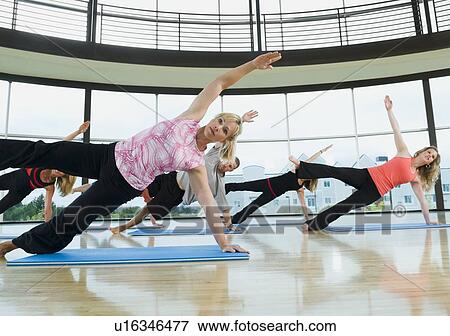 Stock Photo - Yoga class. Fotosearch
