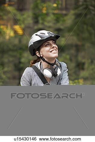 Businesswoman Cycling View Large Photo Image Stock Photograph - Businesswoman Cycling. Fotosearch