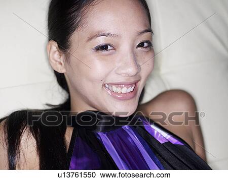 Stock Image - Portrait of Mid-Adult Woman. Fotosearch