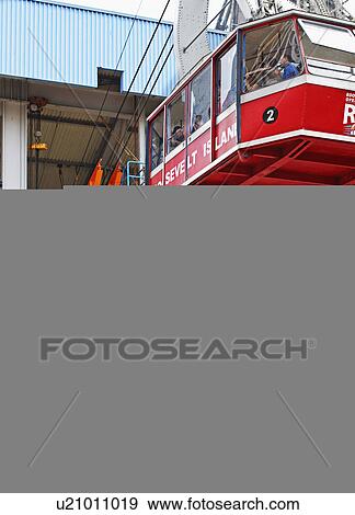 Roosevelt Island Tramway View Large Photo Image Stock Photo - Roosevelt Island Tramway. Fotosearch
