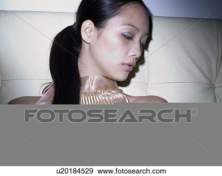 Sad Woman in Evening Dress View Large Photo Image Stock Photo - Sad Woman in Evening Dress. Fotosearch