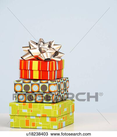 Stack of Gift Boxes View Large Photo Image Stock Image - Stack of Gift Boxes. Fotosearch