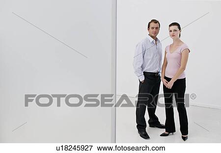A portrait of a business couple View Large Photo Image Stock Photo - A portrait of a business couple. Fotosearch