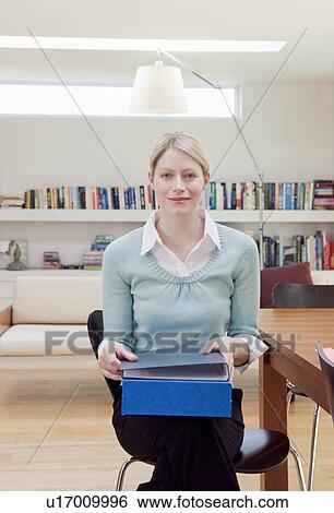 Stock Photograph - A portrait of a business woman. Fotosearch