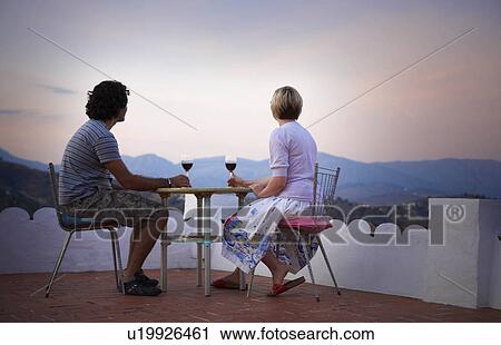 Couple drinking wine View Large Photo Image Stock Image - Couple drinking wine. Fotosearch