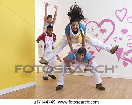 Stock Photo - Couples having fun.. Fotosearch