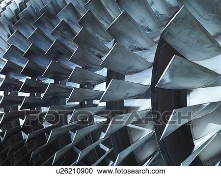Stock Image - Detail Of Turbine. Fotosearch