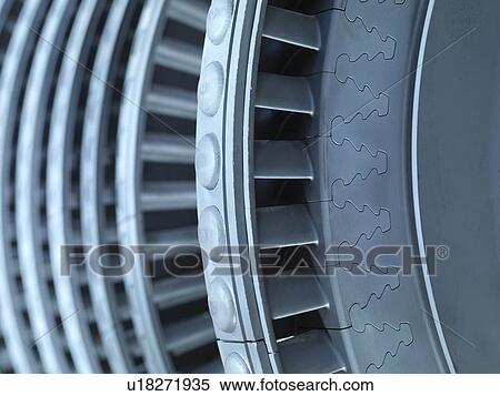 Stock Photography - Detail Of Turbine. Fotosearch