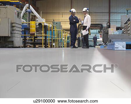 Engineers In Factory View Large Photo Image Stock Image - Engineers In Factory. Fotosearch