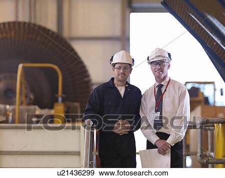 Engineers In Turbine Hall View Large Photo Image Stock Photo - Engineers In Turbine Hall. Fotosearch