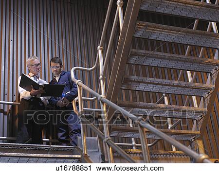 Engineers On Stairs View Large Photo Image Stock Image - Engineers On Stairs. Fotosearch