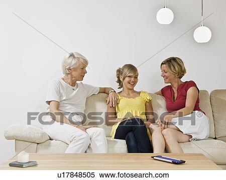 Stock Photography - Generation of women talking. Fotosearch
