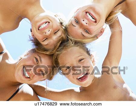 Stock Photo - Group of kids smiling at camera. Fotosearch