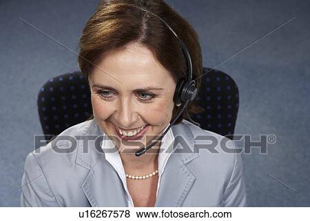 Stock Photo - Mature businesswoman. Fotosearch
