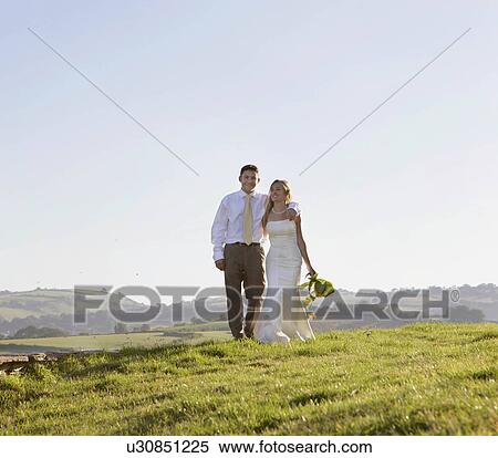 Newly weds on wedding day View Large Photo Image Stock Photography - Newly weds on wedding day. Fotosearch
