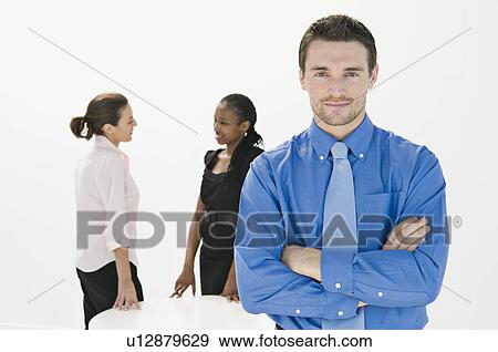 Stock Photo - Portrait of a business man. Fotosearch