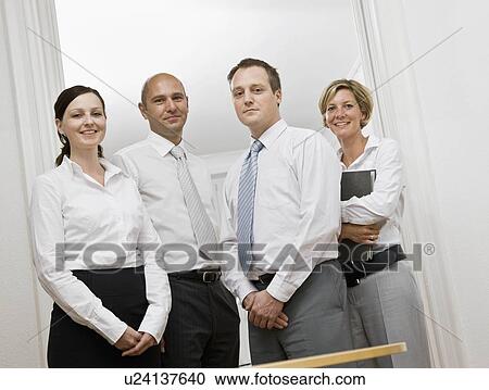 Portrait of coworkers together View Large Photo Image Stock Image - Portrait of coworkers together. Fotosearch