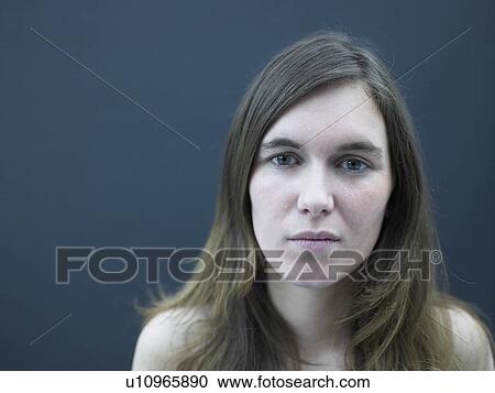 Stock Image - portrait of woman. Fotosearch