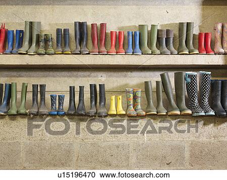 Wellington Boots Against The Wall View Large Photo Image Stock Image - Wellington Boots Against The Wall. Fotosearch