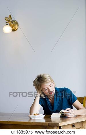 Woman reading a book View Large Photo Image Stock Photography - Woman reading a book. Fotosearch