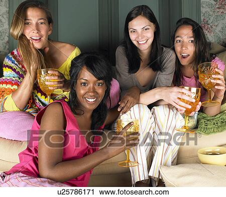 Women watching television View Large Photo Image Stock Image - Women watching television. Fotosearch