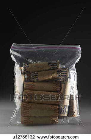 Bag of US Coin Rolls View Large Photo Image Stock Image - Bag of US Coin Rolls. Fotosearch
