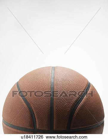Stock Photograph - Close-Up of Basketball. Fotosearch