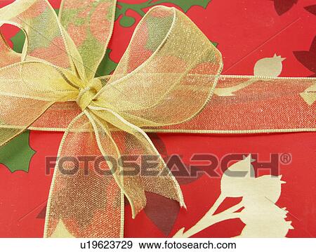 Stock Photo - Close-Up of Christmas Present. Fotosearch