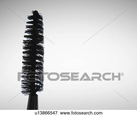 Close-Up of Single Mascara Brush View Large Photo Image Stock Photo - Close-Up of Single Mascara Brush. Fotosearch