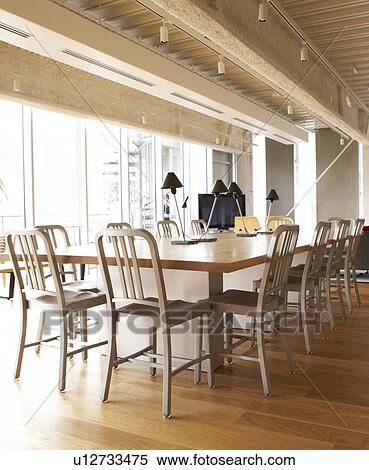 Conference Table View Large Photo Image Stock Photography - Conference Table. Fotosearch