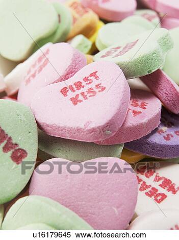 Heart Shaped Candies View Large Photo Image Stock Photography - Heart Shaped Candies. Fotosearch