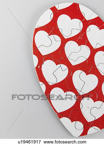 Heart Shaped Puzzle View Large Photo Image Stock Photo - Heart Shaped Puzzle. Fotosearch