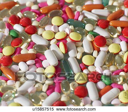 Stock Photography - Pile of Pills. Fotosearch