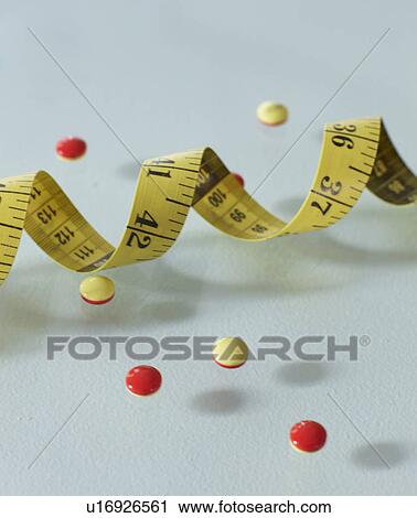 Pills and Tape Measure View Large Photo Image Stock Image - Pills and Tape Measure. Fotosearch