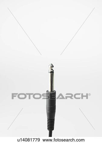 Stock Photo - Single Audio Cable. Fotosearch