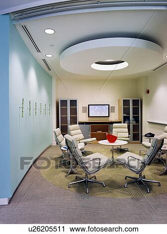 Contemporary conference room View Large Photo Image Stock Image - Contemporary conference room. Fotosearch