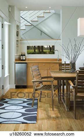 Detail contemporary dining room with wet bar View Large Photo Image Stock Image - Detail contemporary dining room with wet bar. Fotosearch