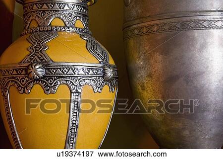 Detail decorative vases View Large Photo Image Stock Photo - Detail decorative vases. Fotosearch