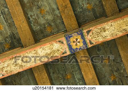 Detail hand painted ceiling beams View Large Photo Image Stock Image - Detail hand painted ceiling beams. Fotosearch